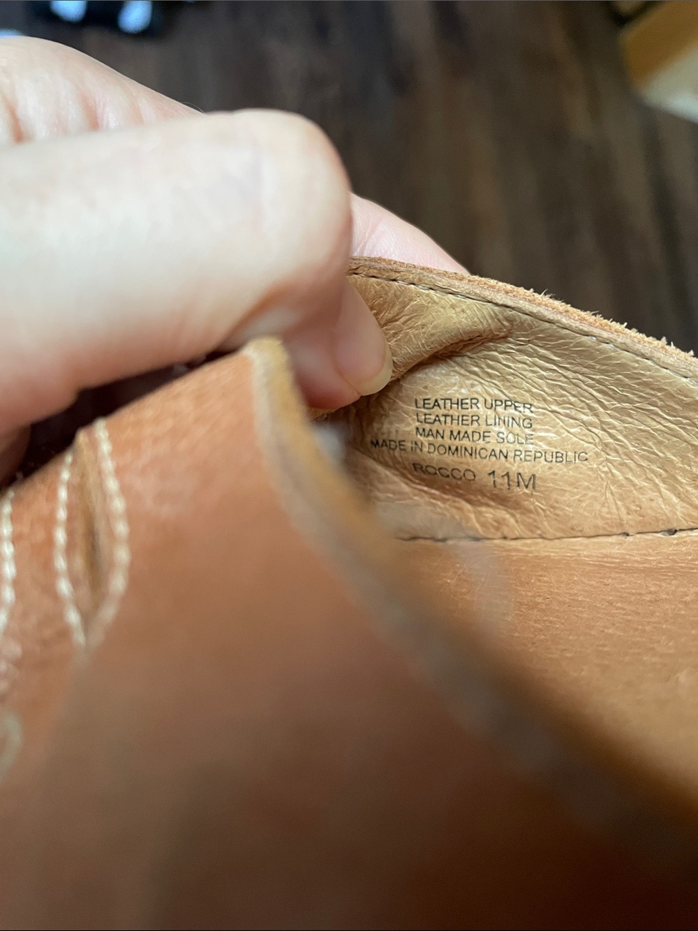Women's Tan Leather Cutout Ankle-Strap Flats - Picture 2 of 8